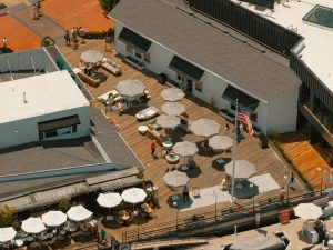 Overhead image of Lido Marino Village.